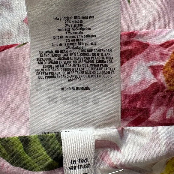 Ted Baker Black Textured Zip Top with Rose Gold Hardware - Picture 12 of 12